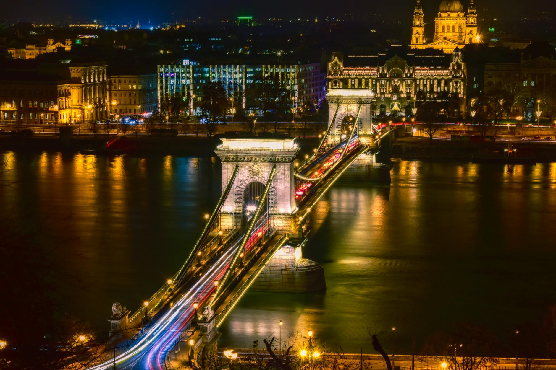 Chain Bridge Danube Budapest
