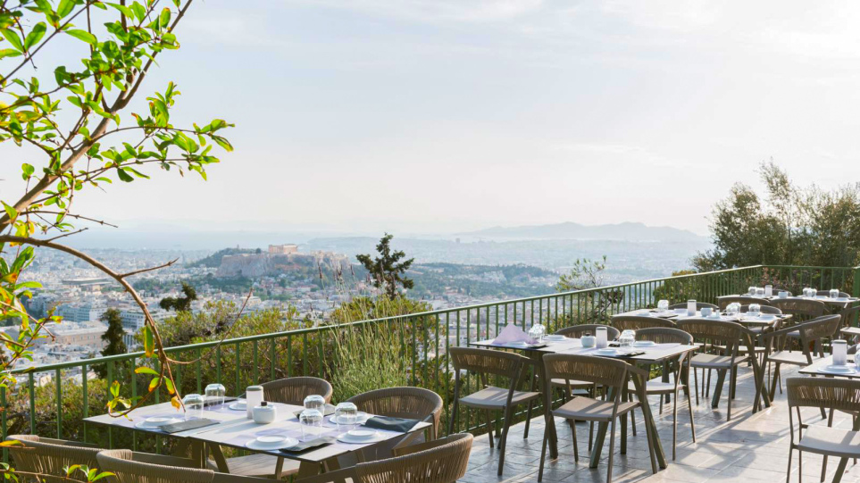 Prasini Tenta restarant athens lycabettus hill