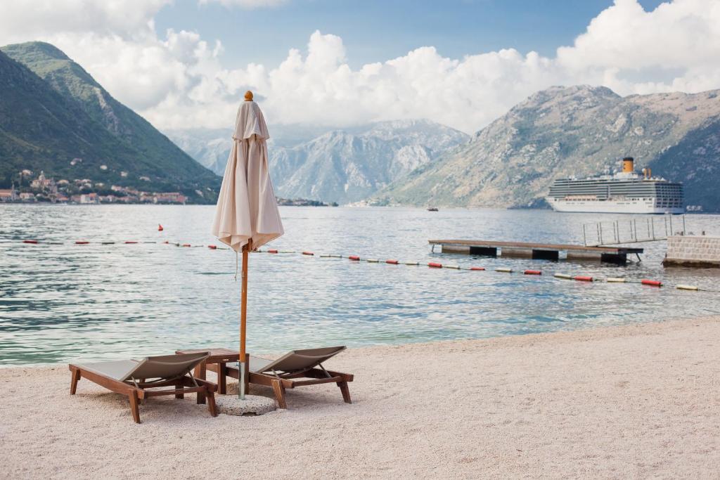 Kotor Beach Bay Montenegro Mountain View