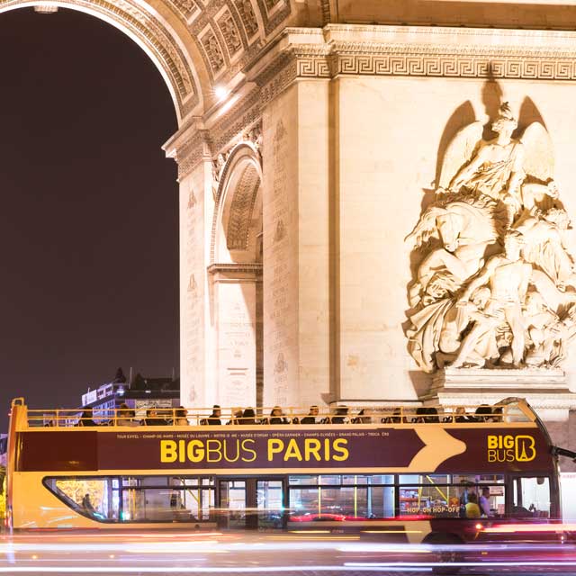 Big Bus Tours in paris Hop-on Hop-off