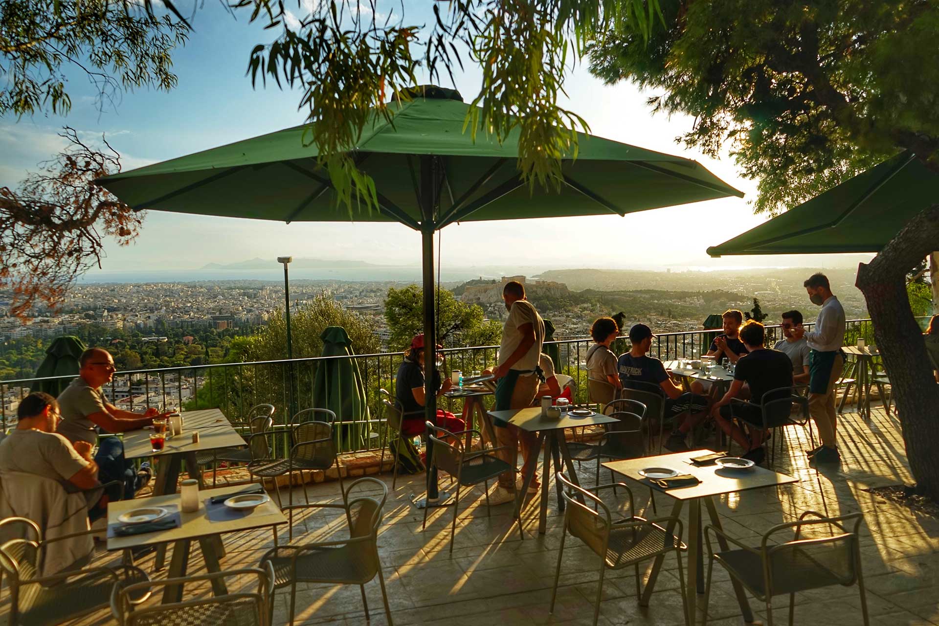 Prasini Tenta Lycabettus Hill's Restaurant