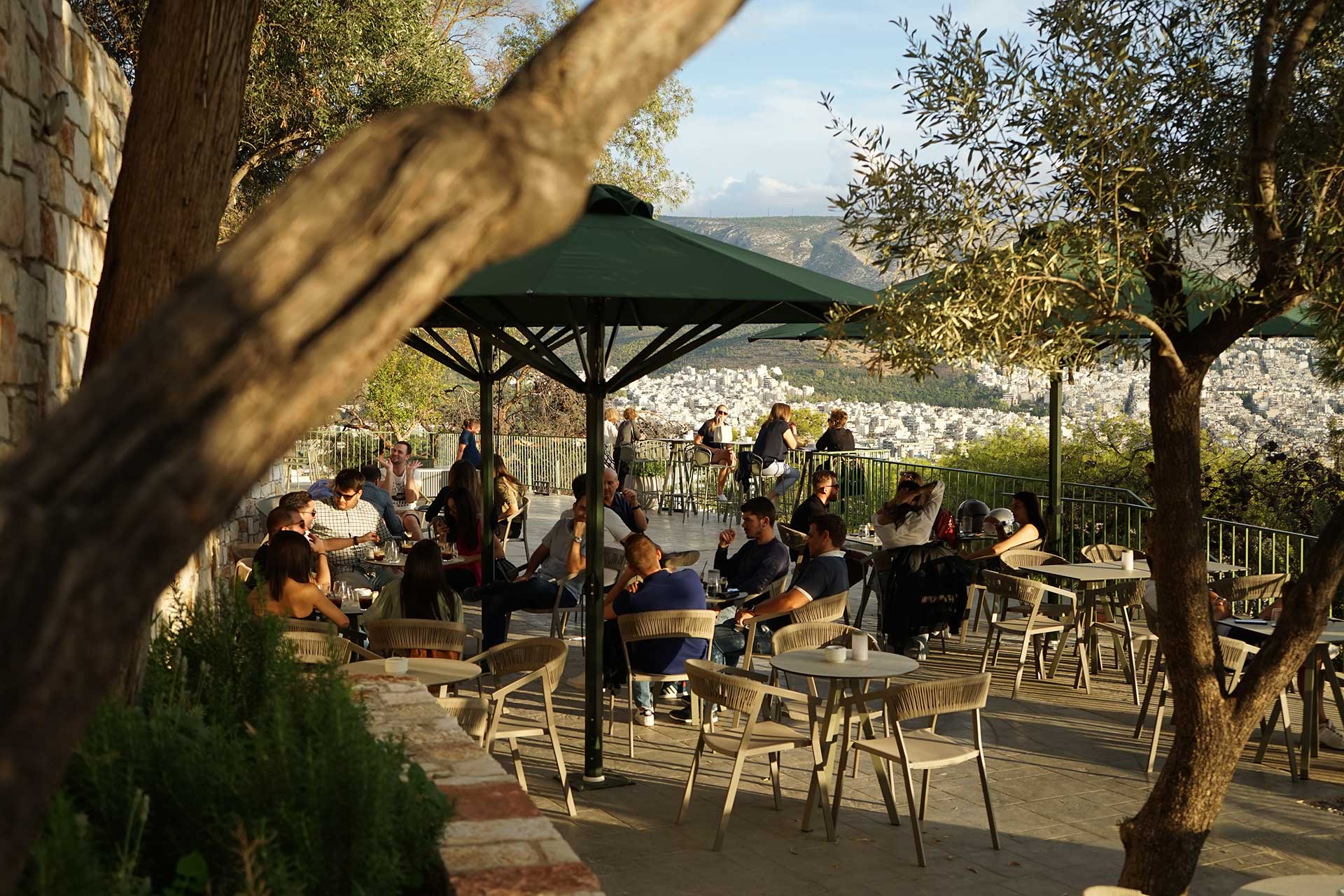 Prasini Tenta Lycabettus Hill's Restaurant